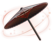 Red Moon Parasol Image