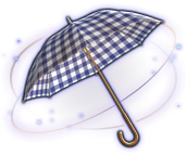 Calming Checkered Parasol Image