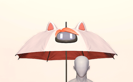 Felicitous Furball Umbrella Front Image