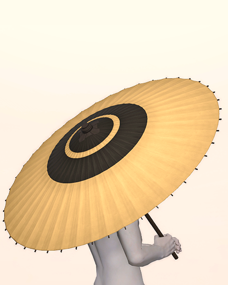 Gold Paper Parasol Cover Image