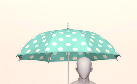Pastoral Dot Parasol Front Image