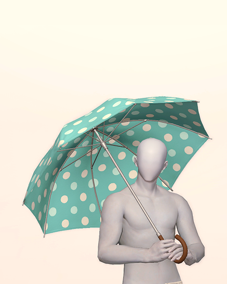 Pastoral Dot Parasol Pose image