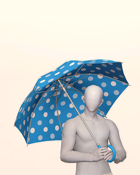 Pleasant Dot Parasol Pose image