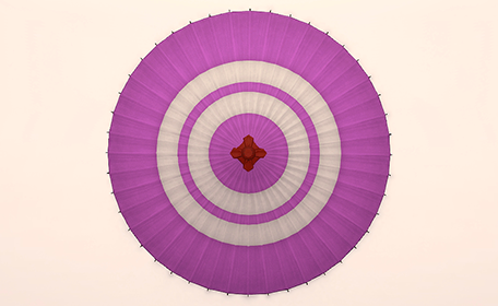 Plum Paper Parasol Top Image