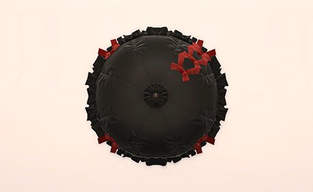 Ribboned Parasol Top Image