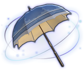 Sky Blue Parasol Image