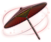 Vermilion Paper Parasol Image
