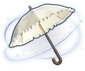 White Lace Parasol Image